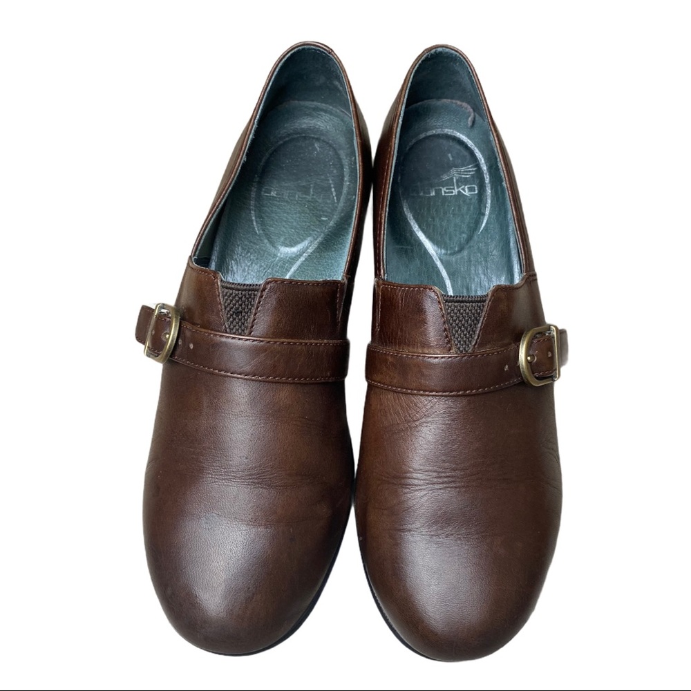 Dansko Women’s Chocolate  Jane Slip On Clog Shoes